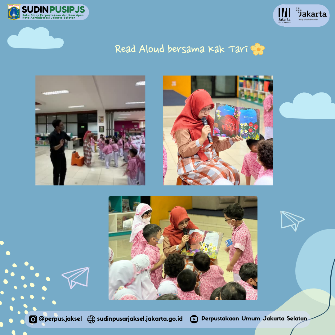 Literacy And Fun Science At Perpustakaan Umum Jakarta Selatan With TK Bunayya Islamic Pre School